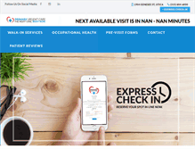 Tablet Screenshot of primaryurgentcare.com